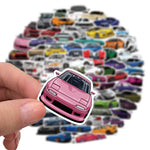 10/50/100PCS Retrofit Racing JDM Stickers