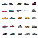 10/50/100PCS Retrofit Racing JDM Stickers