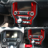 Ford Mustang GT 2015-2021 Carbon Fiber Interior Screen and Radio Cover