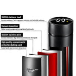 Smart LED Mustang Bottle with Temperature Display