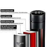 Smart LED Mustang Bottle with Temperature Display