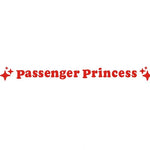 Passenger Princess 2pcs Mirror Decoration Sticker