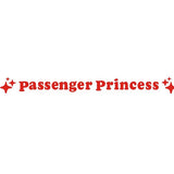 Passenger Princess 2pcs Mirror Decoration Sticker
