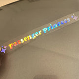 Passenger Princess 2pcs Mirror Decoration Sticker
