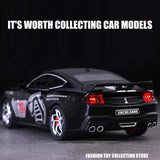 1: 32 Mustang GT500 Fast & Furious Alloy Car Model With Sound and Light Vehicle Decoration