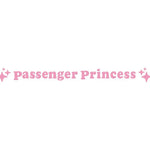 Passenger Princess 2pcs Mirror Decoration Sticker