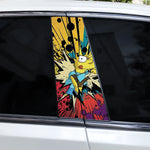 2pcs Cartoon B-Pillar Sticker Covering