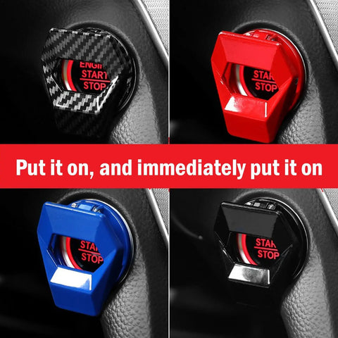 3D Metal Engine Ignition Push-to-Start Button Cover (Inspired by Lamborghini)
