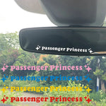 Passenger Princess 2pcs Mirror Decoration Sticker