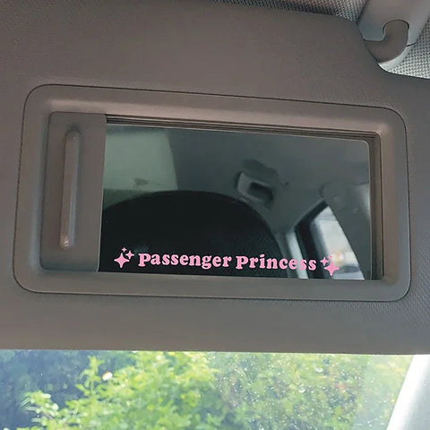 Passenger Princess 2pcs Mirror Decoration Sticker