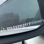 Passenger Princess 2pcs Mirror Decoration Sticker