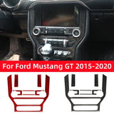 Ford Mustang GT 2015-2021 Carbon Fiber Interior Screen and Radio Cover