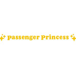 Passenger Princess 2pcs Mirror Decoration Sticker