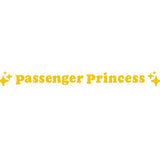Passenger Princess 2pcs Mirror Decoration Sticker