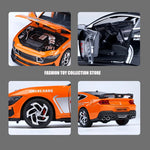 1: 32 Mustang GT500 Fast & Furious Alloy Car Model With Sound and Light Vehicle Decoration