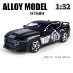1: 32 Mustang GT500 Fast & Furious Alloy Car Model With Sound and Light Vehicle Decoration