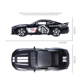 1: 32 Mustang GT500 Fast & Furious Alloy Car Model With Sound and Light Vehicle Decoration
