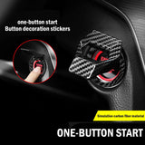 3D Metal Engine Ignition Push-to-Start Button Cover (Inspired by Lamborghini)