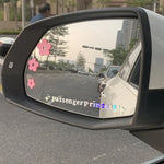 Passenger Princess 2pcs Mirror Decoration Sticker