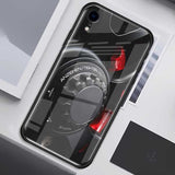Wheel Tempered Glass Case for Iphone