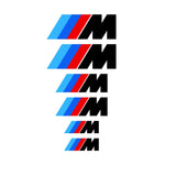 6pcs M Sticker
