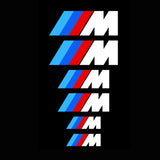 6pcs M Sticker